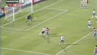 Paraguay 1 vs Argentina 0 Eliminatorias Sudáfrica 2010 Salvador Hicar [upl. by Bolme175]