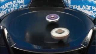 Beyblade Battle Jade Jupiter S130RB VS Variares DD HD Epic [upl. by Nwahs]