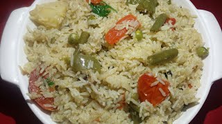 Vegetable Pulao Recipe l How to make Veg Pulao Recipe l वेज पुलाव l Easy Pulav Recipe [upl. by Brause]