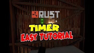 Rust Electricity Tutorial  Auto Door Timer  Easy And Quick [upl. by Klehm]