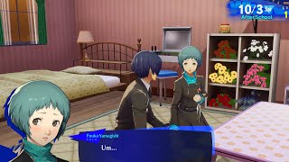 Persona 3 Reload Fuuka Romance  Social Rank 1 to 10 All Dates  Dorm Hangouts [upl. by Hakon]