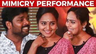 Vijay Sethupathi MIMICRY ROMANTIC Performance by Sivagami COUPLE  Colors Tamil  SS03 [upl. by Fatsug]