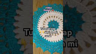 Carpetaposa plato crochet tejer tutorial diy [upl. by Releyks]