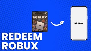 How to REDEEM ROBLOX GIFT CARD ON MOBILE EASY PhoneTablet [upl. by Uhej296]