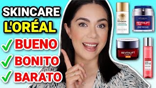 EL MEJOR SKINCARE DE LOREAL  CREMAS Y SERUMS DEL SÚPER RUTINA ECONÓMICA  MARIEBELLE COSMETICS [upl. by Durante]