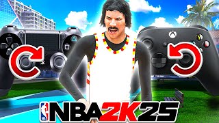 BEST DRIBBLE TUTORIAL WITH COMBOS AND HANDCAM FOR NBA 2K25 BEST DRIBBLE MOVES [upl. by Tnomel]