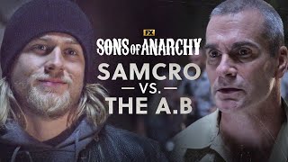 SAMCRO Fights The Aryan Brotherhood  Scene  Sons Of Anarchy  FX [upl. by Nyved]