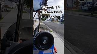 Tormek T4 kitchen knife sharpening tormek knifesharpening [upl. by Blinnie]