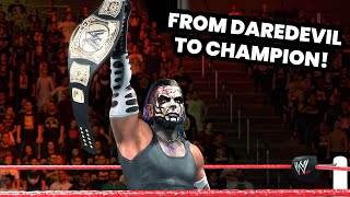 Jeff Hardy Wins WWE Title vs Triple H amp Edge WWE 2K24 [upl. by Enram]