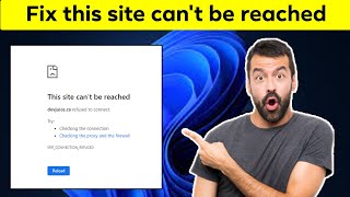 How to Fix this site cant be reached error  Site cant be reached problem [upl. by Syverson]