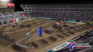 2024 ROUND 4 ANAHEIM 2 SUPERCROSS 450 PRO MAIN EVENT 1  MX SIMULATOR [upl. by Annibo885]