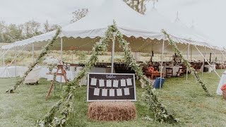 Decorating a Wedding Tent [upl. by Oeht]