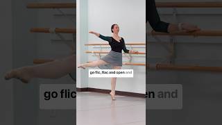 Here’s how to do an en dehors flic flac Keep your body nice and solid ballet tips balletteacher [upl. by Assitruc923]