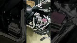 Stage I Screamin Eagle Elite Heavy Breather and Rinehart DBX 45 Street Glide Part 1 shorts [upl. by Vaclava]