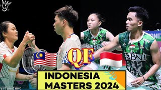 QF🇲🇾Wong Tien CiLim Chiew Sien VS 🇮🇩Amri SyahnawiNita Violina🔥 Indonesia Master 2024 [upl. by Lodmilla]