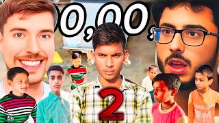 MR BEAST PARODY 🤑 Ft INDIAN CREATORS  CARRYMINATI  PART 2 MR RE [upl. by Ennaear80]