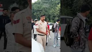 Lathi charge 🤬😱Police reaction 😂😂police kawasakizx10r zx10r shortfeed shorts [upl. by Airetnahs]