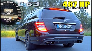 C63 AMG Performance  100200 TOP SPEED POV amp INSANE SOUND [upl. by Picker]