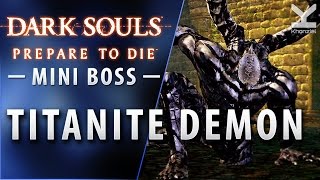 Dark Souls  Miniboss  Titanite Demon  Undead Parish [upl. by Cammie]