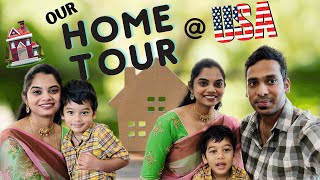 👨‍👩‍👦 Our Home Tour 🏡  Our first Own House USA  Happy Place  USA  Telugu Vlogs  VLOGMAS  DAY 6 [upl. by Adaner738]