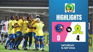 Mbabane swallows vs Mamelodi sundowns FC highlights [upl. by Ainniz]