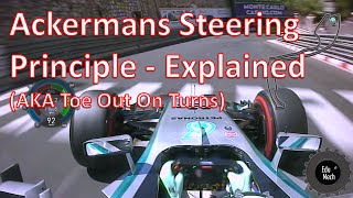 Ackermans Steering Principle Toe Out On Turns TOOT Explained  How it works [upl. by Heyde]