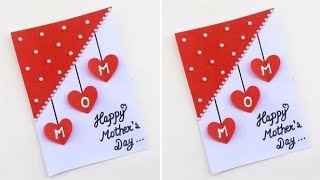 DIY Mothers Day card making handmade 2024How to make mothers day greeting cardHappy Mothers day [upl. by Iniffit]