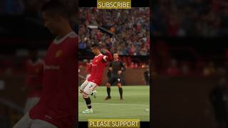 Cristiano Ronaldo scores great goal to make it 10 vs Southampton trending shorts fifa22 [upl. by Lauber]