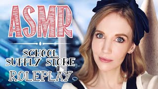 ASMR School Supply Store Roleplay  Softly Spoken with typing and school supply sounds [upl. by Hiro]