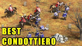 Which Civ has the best Condottiero  Age of Empire 2 [upl. by Nerita408]