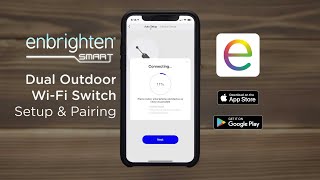 Enbrighten Smart Dual Outdoor WiFi Switch  Setup amp Pairing [upl. by Chaudoin]