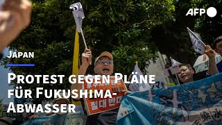 Protest in Japan gegen Pläne für FukushimaAbwasser  AFP [upl. by Napoleon]