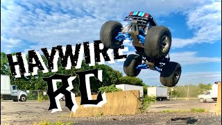 Wrecking A Perfectly Good RC Losi LST Jumping [upl. by Eseer]