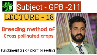 Breedinging Method For Cross Pollinated Crop [upl. by Brown399]