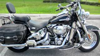 2004 Softail Heritage Classic loaded low miles 6 speed SUPER DEAL for sale Ebay Jake [upl. by Colwin749]