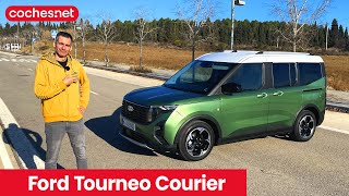 Ford Tourneo Courier 2024  Prueba  Test  Review en español  cochesnet [upl. by Anitac]