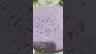 Ube gelatine so satisfying shortsfeed fyp ytshort [upl. by Albie]