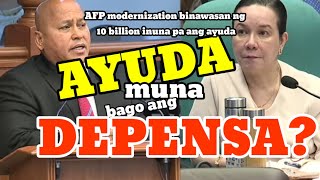 AFP modernization binawasan ng 10 billion nakakababa ng morale sa mga kasundaluhan [upl. by Gerg]