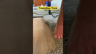 How To Transition Carpet To Vinyl Plank Flooring Without A Strip [upl. by Stock]