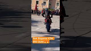 KTM 890 Duke at KTM Motohall Rok Bagoros 🔥 getduked 🔥 [upl. by Ahseia121]