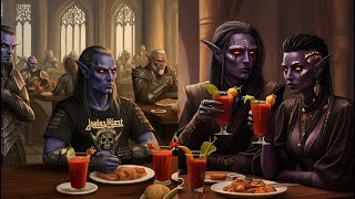 Dark Elf Ambience Vol 1  Brunch in Balmora  Epic Dunmer Fantasy Music for Gaming and Relaxation [upl. by Allekram]