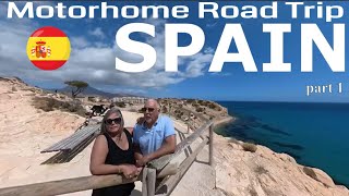 Retired Couple Travel Europe In 20 Year Old Motorhome  Spain Road Trip Along Mediterranean Coast [upl. by Kinsler]