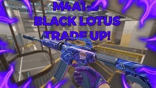 M4A1S Black Lotus Trade up [upl. by Eidarb953]