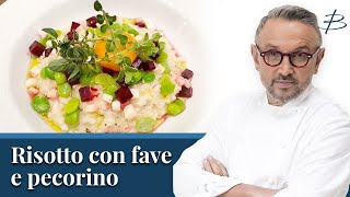 Risotto con fave e pecorino  Chef BRUNO BARBIERI [upl. by Phila]