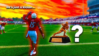 Can a KICKER Win the HEISMAN [upl. by Kan365]