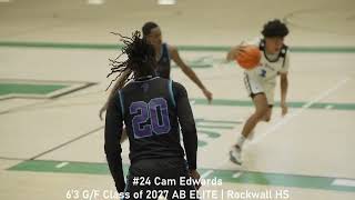 Cam Edwards  Class of 2027  AB Elite  Rockwall HS  HIGHLIGHT TAPE [upl. by Asfah]