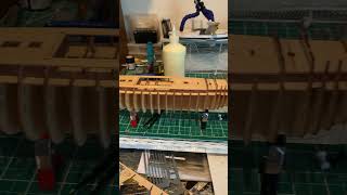 1200 HMS Victory Wood model [upl. by Arretak]