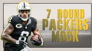 🏈 🧀 2024 Green Bay Packers 7 Round Mock Draft 50 [upl. by Alrick386]