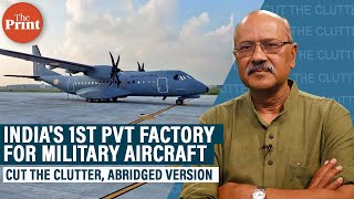 TataAirbus C295 factory inauguratedWhy Indias 1st pvt military aircraft plant is a gamechanger [upl. by Nryhtak]