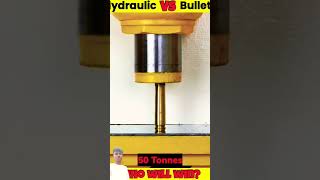 Dosto kay hoga jab hydraulic press ke niche bullets ke rakha jayega facts shorts [upl. by Rillis]